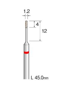 Precision Diamond Plated Point (Carbide Shaft) 1เส้น