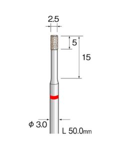 Precision Diamond Plated Point (Carbide Shaft) 1เส้น