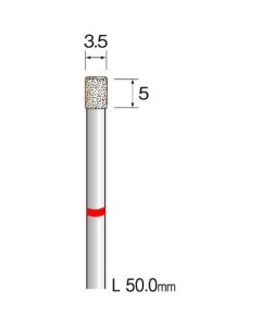 แท่ง CBN ที่มีขั้วไฟฟ้าแม่นยำ เพลาคาร์ไบด์ #140 Φ3.5