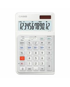 เครื่องคิดเลข 12 หลัก ขนาดกะทัดรัด JE-12E White