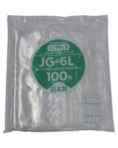 Flat Zipper Bag กล่องละ 500แผ่น