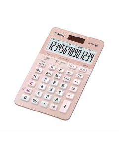 เครื่องคิดเลข 14 หลัก ขนาดกะทัดรัด JS-40B Pink