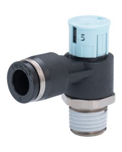 Speed Controller Push-lock type with Indicator Elbow Meter-in Flow rate:General-type