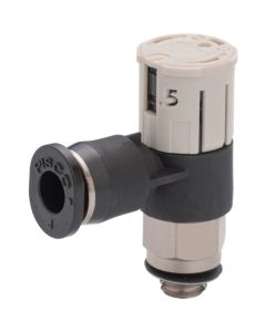 Speed Controller Push-lock Type With Indicator Elbow Meter-out Flow rate:General-type