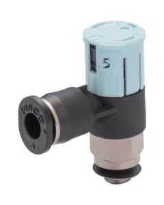 Speed Controller Push-lock type with Indicator Elbow Meter-in Flow rate:General-type