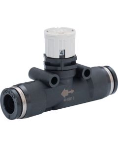 Speed Controller Push-lock Type With Indicator Union Straight Flow rate:General-type