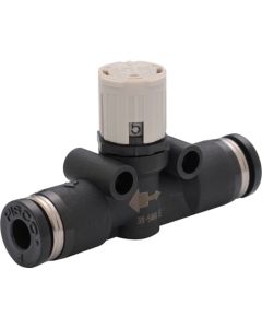 Speed Controller Push-lock Type With Indicator Union Straight Flow rate:General-type