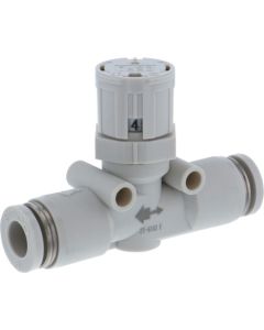Speed Controller Push-lock Type With Indicator Union Straight Flow rate:General-type