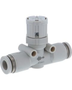 Speed Controller Push-lock Type With Indicator Union Straight Flow rate:General-type
