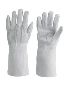 Cow Split Leather Gloves (Long)