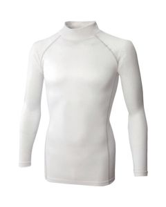 Weave Pattern High-necked Warm Shirt 1แผ่น