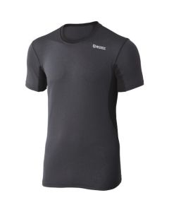 Short Sleeve Crew Neck Shirt Body Toughness Dual Mesh 5แผ่น