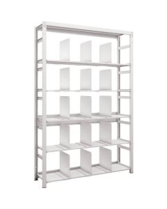K1 type Light-Duty Antibacterial-coated High-density storage Shelving(with Operation type Partition)(Weight Capacity:100kg per Shelf)(Height:1900mm) 1อัน