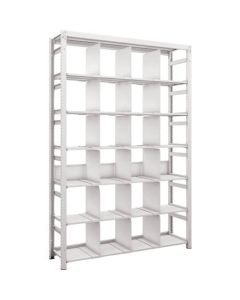 K1 type Light-Duty Antibacterial-coated High-density storage Shelving(with Operation type Partition)(Weight Capacity:100kg per Shelf)(Height:1900mm) 1อัน