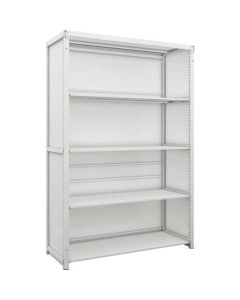 K1 type Light-Duty Antibacterial-Coated High-density storage Shelving(with Back panel and Side panel)(Weight Capacity:100kg per Shelf)(Height:1900mm) 1อัน