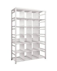 K1 type Light-Duty Antibacterial-coated High-density storage Shelving(with Operation type Partition)(Weight Capacity:100kg per Shelf)(Height:1900mm) 1อัน