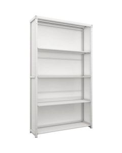 K1 type Light-Duty Antibacterial-Coated High-density storage Shelving(with Back panel and Side panel)(Weight Capacity:100kg per Shelf)(Height:2200mm) 1อัน