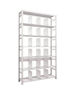 K1 type Light-Duty Antibacterial-coated High-density storage Shelving(with Operation type Partition)(Weight Capacity:100kg per Shelf)(Height:2200mm) 1อัน