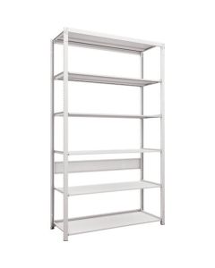 ชั้นเก็บของความหนาแน่นสูงเคลือบสารต้านแบคทีเรียชนิด K1 H2200XW1250XD475 6 ขั้น