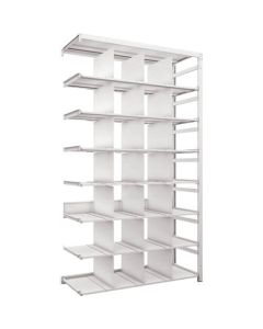 K1 type Light-Duty Antibacterial-coated High-density storage Shelving(with Operation type Partition)(Weight Capacity:100kg per Shelf)(Height:2200mm) 1อัน