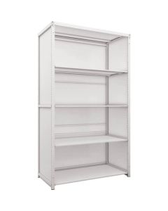 K1 type Light-Duty Antibacterial-Coated High-density storage Shelving(with Back panel and Side panel)(Weight Capacity:100kg per Shelf)(Height:2200mm) 1อัน
