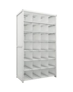 K1 type Light-Duty Antibacterial-Coated High-density storage Shelving(with Back panel and Side panel and Operation type Partition)(Weight Capacity:100kg per Shelf)(Height:2200mm) 1อัน