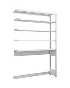 K1 type Light-Duty Antibacterial-Coated High-density storage Shelving(Open bottom type)(Weight Capacity:100kg per Shelf)(Height:1900mm) 1อัน