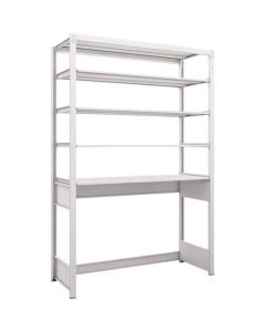 K1 type Light-Duty Antibacterial-Coated High-density storage Shelving(Open bottom type)(Weight Capacity:100kg per Shelf)(Height:1900mm) 1อัน