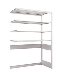 K1 type Light-Duty Antibacterial-Coated High-density storage Shelving(Open bottom type)(Weight Capacity:100kg per Shelf)(Height:1900mm) 1อัน