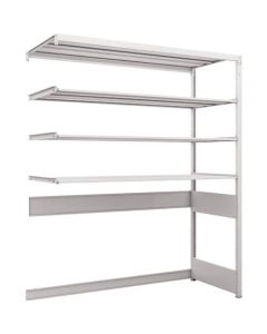 K1 type Light-Duty Antibacterial-Coated High-density storage Shelving(Open bottom type)(Weight Capacity:100kg per Shelf)(Height:1900mm) 1อัน