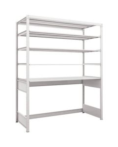 K1 type Light-Duty Antibacterial-Coated High-density storage Shelving(Open bottom type)(Weight Capacity:100kg per Shelf)(Height:1900mm) 1อัน
