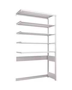 K1 type Light-Duty Antibacterial-Coated High-density storage Shelving(Open bottom type)(Weight Capacity:100kg per Shelf)(Height:2200mm) 1อัน