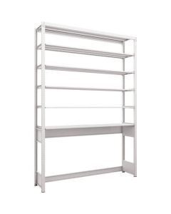 K1 type Light-Duty Antibacterial-Coated High-density storage Shelving(Open bottom type)(Weight Capacity:100kg per Shelf)(Height:2200mm) 1อัน
