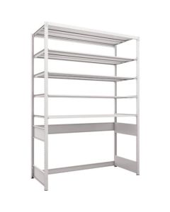 K1 type Light-Duty Antibacterial-Coated High-density storage Shelving(Open bottom type)(Weight Capacity:100kg per Shelf)(Height:2200mm) 1อัน