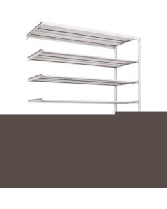 K1 type Light-Duty Antibacterial-Coated High-density storage Shelving(Open bottom type)(Weight Capacity:100kg per Shelf)(Height:2200mm) 1อัน