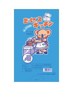 ถุงพลาสติก koala type 45 สีฟ้า 10 ใบ