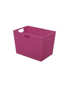 538768 ตะกร้าสานสี KAB-38D สีชมพู