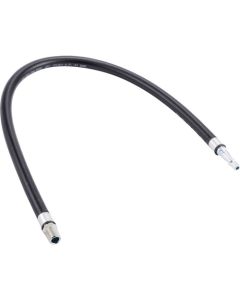 0.6m ANTI WHIP HOSE FITTED WITH STD ADAPTOR & 1/4 NPT MALE THREAD