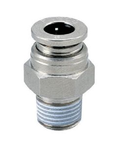 Tube Fitting Brass Series. No Cover type Straight 1อัน