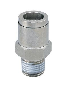 Tube Fitting Brass Series. Cover type Straight 1อัน