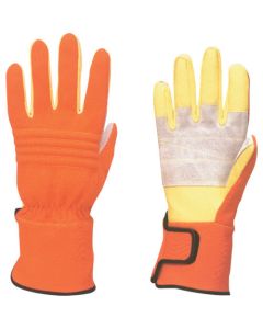 ถุงมือกันบาด KC-30 ถุงมือหนังเซรามิกสำหรับผจญเพลิง สีส้ม M