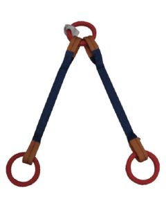 สลิงสัญญาณพร้อมข้อต่อโลหะ KDRR 1.0 ตัน ยาว 1.5 ม