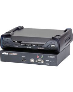 ตัวส่งและตัวรับขยาย IP-KVM/รองรับ HDMI/4K/จอแสดงผลเดียว