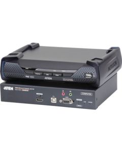 ตัวส่งและตัวรับขยาย IP-KVM/รองรับ HDMI/4K/PoE/จอแสดงผลเดียว