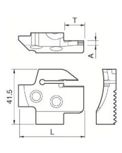 Toolholders for Grooving 1อัน