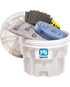 ชุดกันรั่วไหลพร้อมภาชนะสำหรับสุกร 76L