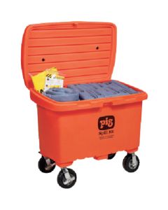 PIG Oil-Only Spill Kit in High-Visibility Storage Chest