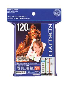 กระดาษอิงค์เจ็ทพริ้นเตอร์ กระดาษโฟโต้ (มันเงา/หนา) L ขนาด 120 แผ่น