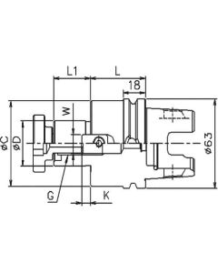 KM63XMZ-FMC22-45Y-D 1เส้น