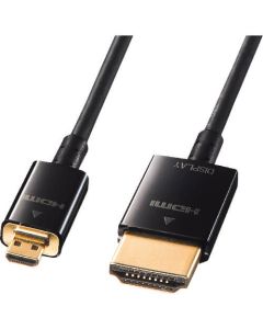 สายไมโคร HDMI ความเร็วสูงที่รองรับอีเธอร์เน็ต 5 ม